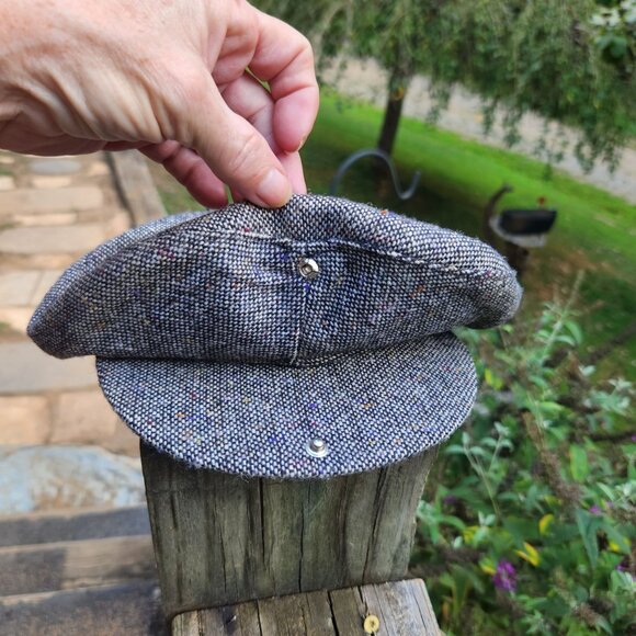 Vintage Custom Made Tweed Newsboy Cap By Popularity - Picture 3 of 7